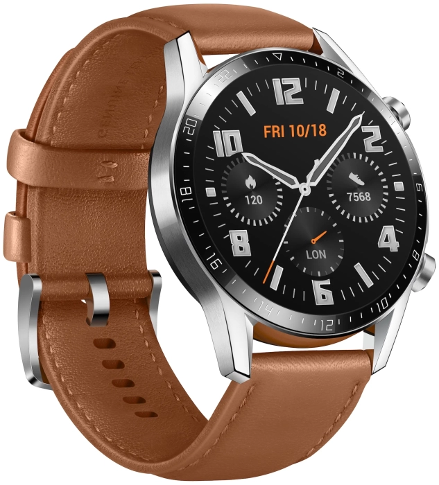 Смарт-часы Huawei Watch GT2 Classic 46mm (LTN-B19V) Коричневый в Челябинске купить по недорогим ценам с доставкой