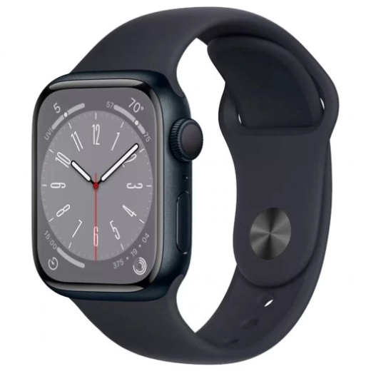 Смарт-часы Apple Watch S8 GPS 45mm Midnight Aluminium Case/Midnight Sport Band (EU) в Челябинске купить по недорогим ценам с доставкой