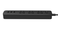 Сетевой адаптер Xiaomi Mi Power Strip Black (3 розетки+3 USB-port) в Челябинске купить по недорогим ценам с доставкой