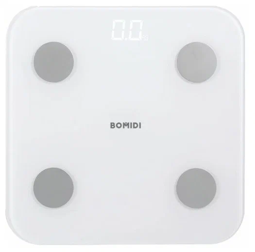 Весы Xiaomi Bomidi S1 Smart Digital Weight Scale Белый в Челябинске купить по недорогим ценам с доставкой