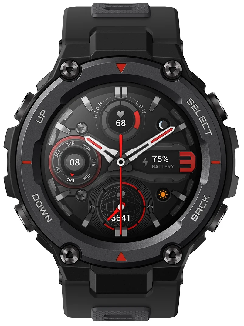 Смарт-часы Xiaomi AMAZFIT T-Rex Pro Черный в Челябинске купить по недорогим ценам с доставкой