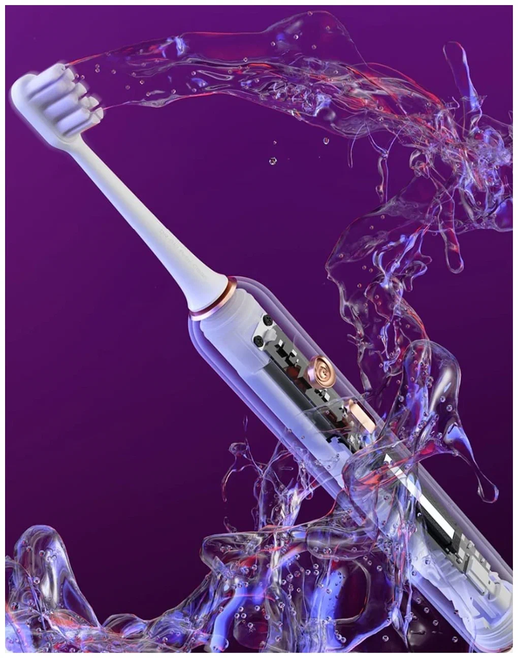 Электрическая зубная щетка Xiaomi Dr.Bei Sonic Electric E5 Фиолетовый в Челябинске купить по недорогим ценам с доставкой