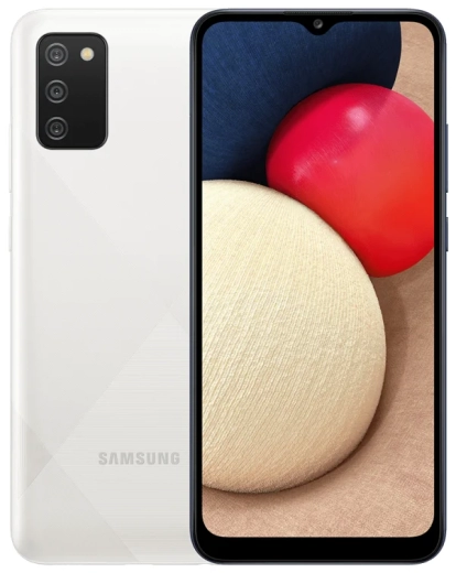 Смартфон Samsung Galaxy A02s 32 ГБ Белый в Челябинске купить по недорогим ценам с доставкой