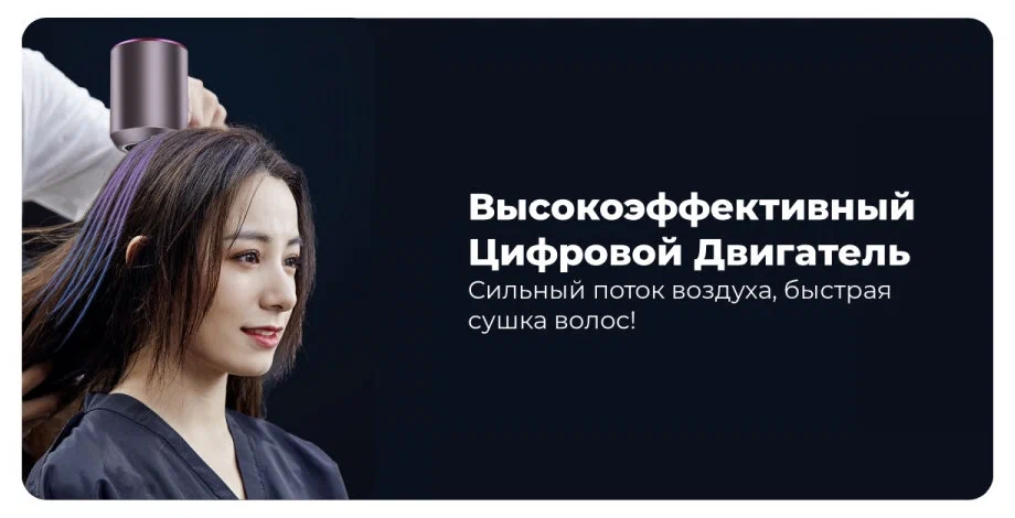 Фен для волос Xiaomi SenCiciMen HD15 Серый (5 насадок) в Челябинске купить по недорогим ценам с доставкой