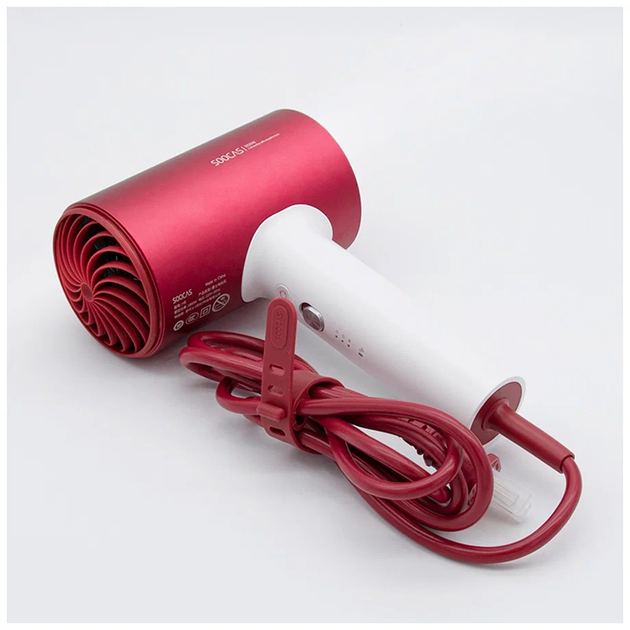 Фен для волос Xiaomi Soocas Hair Dryer H5 Red в Челябинске купить по недорогим ценам с доставкой