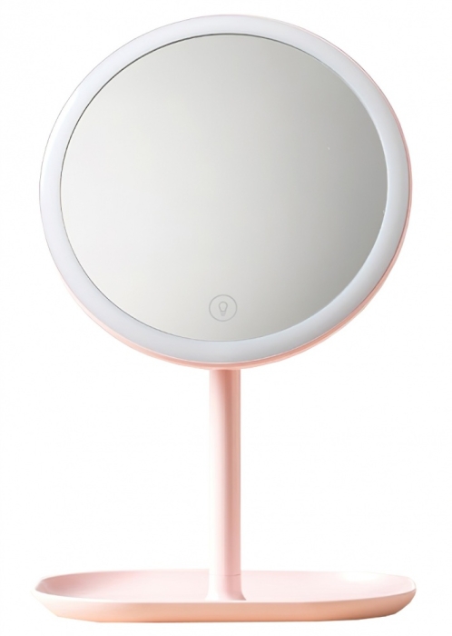Зеркало для макияжа Xiaomi Jordan & Judy LED Makeup Mirror (NV529), Pink в Челябинске купить по недорогим ценам с доставкой