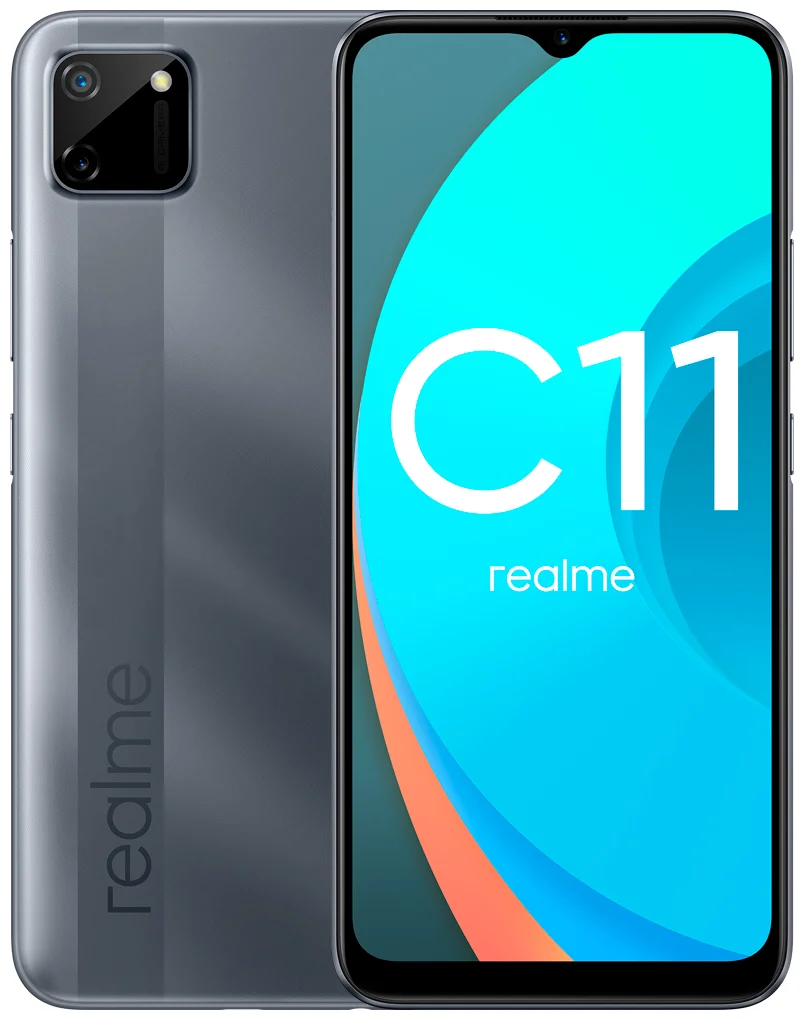 Смартфон Realme C11 2021 2/32 ГБ Серый (RU) в Челябинске купить по недорогим ценам с доставкой