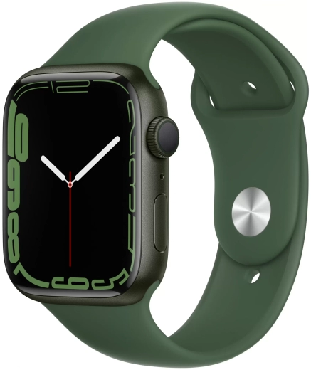 Смарт-часы Apple Watch S7 GPS 41mm Green Aluminum Case/Clover Sport Band (EU) в Челябинске купить по недорогим ценам с доставкой