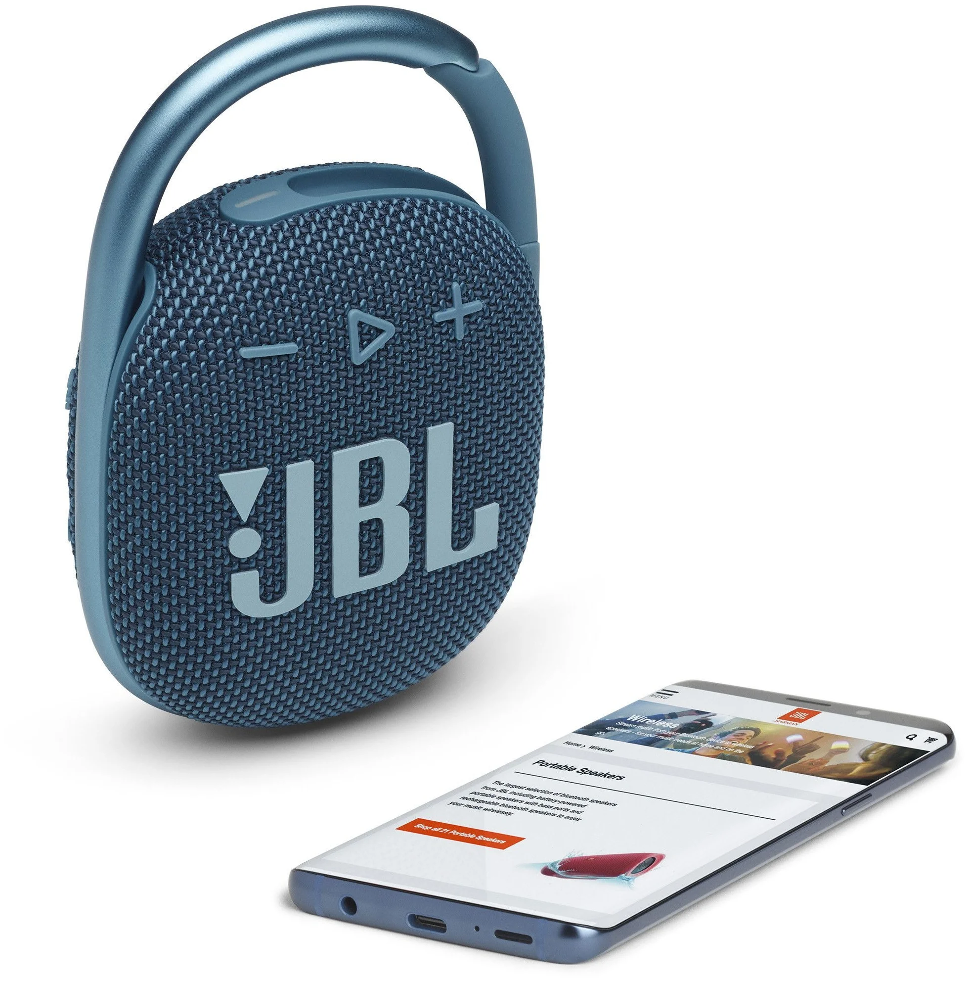 Портативная колонка JBL Clip 4 Синий в Челябинске купить по недорогим ценам с доставкой