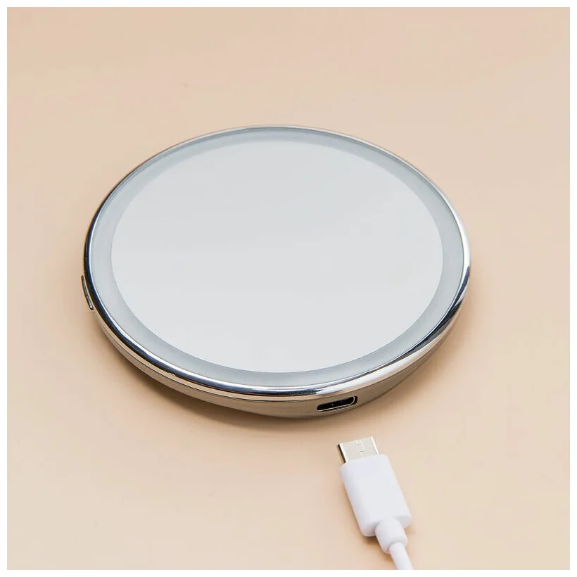 Зеркало для макияжа Xiaomi Jordan Judy LED (NV030) (С подсветкой) Серебристое в Челябинске купить по недорогим ценам с доставкой