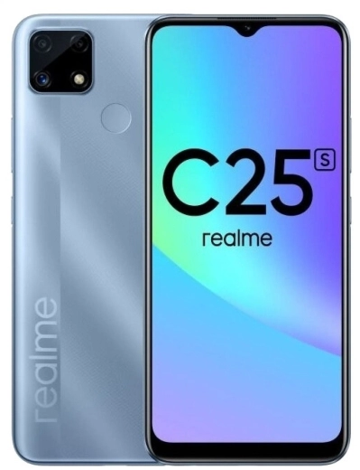 Смартфон Realme C25S 4/128 ГБ Синий в Челябинске купить по недорогим ценам с доставкой