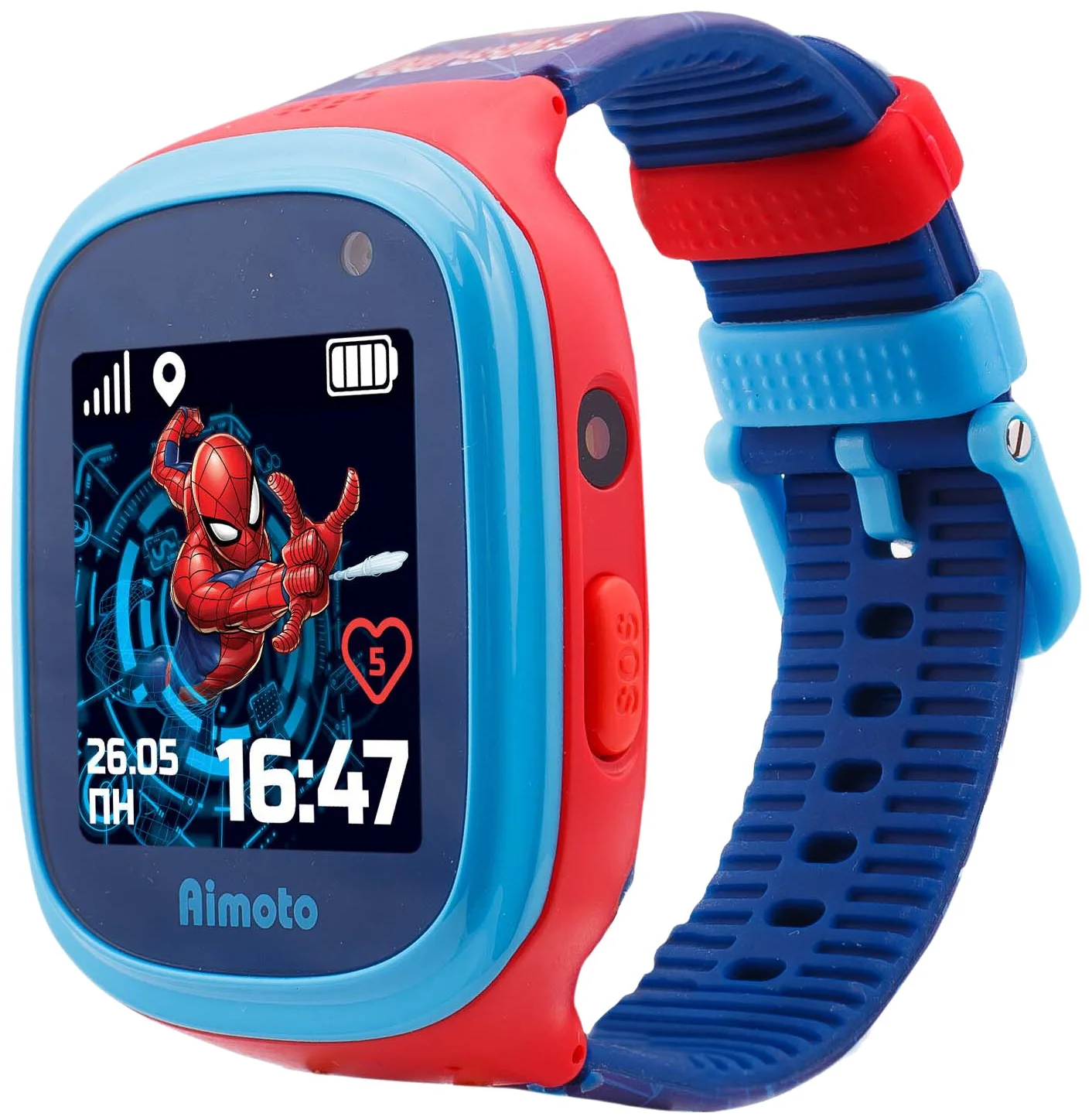 Детские смарт-часы Aimoto с GPS Disney Человек-паук в Челябинске купить по недорогим ценам с доставкой
