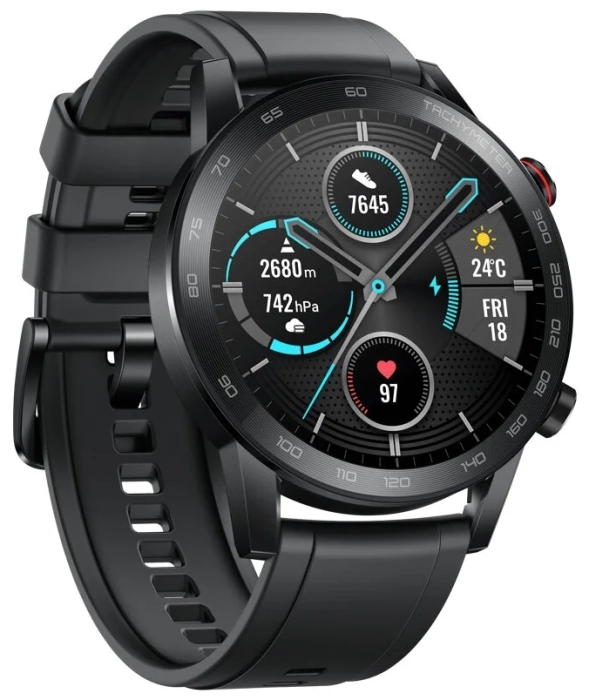 Смарт-часы Honor Magic Watch 2 46mm Черный в Челябинске купить по недорогим ценам с доставкой