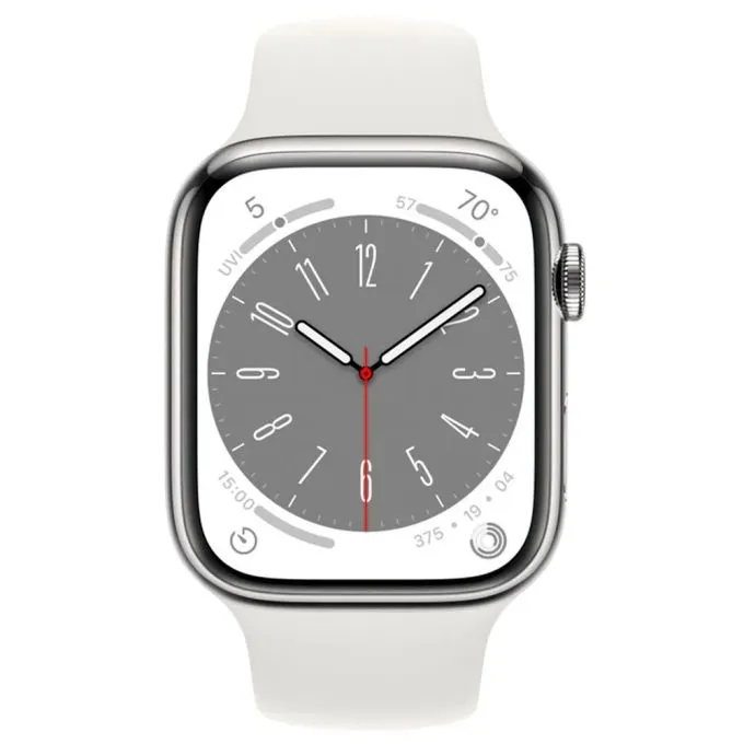Смарт-часы Apple Watch S8 GPS 41mm Silver Aluminium/White (EU) в Челябинске купить по недорогим ценам с доставкой