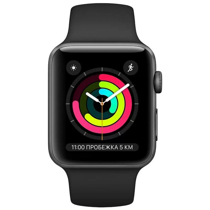 Смарт-часы Apple Watch S4 Sport 44mm SpaceGrey Al/Black Sport Band в Челябинске купить по недорогим ценам с доставкой