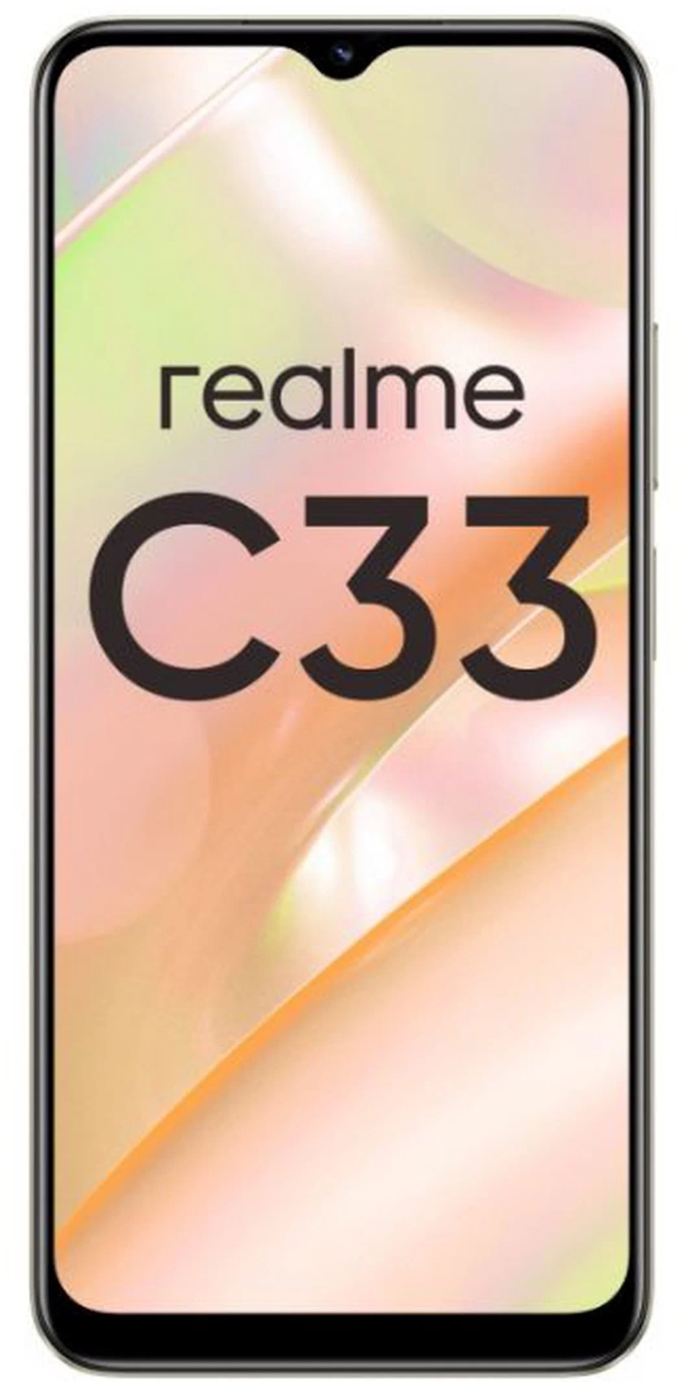 Смартфон Realme C33 4/64 ГБ Золотистый в Челябинске купить по недорогим ценам с доставкой