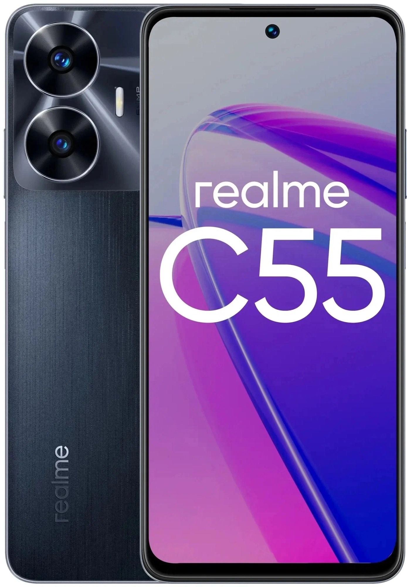 Смартфон Realme C55 6/128 ГБ Черный в Челябинске купить по недорогим ценам с доставкой